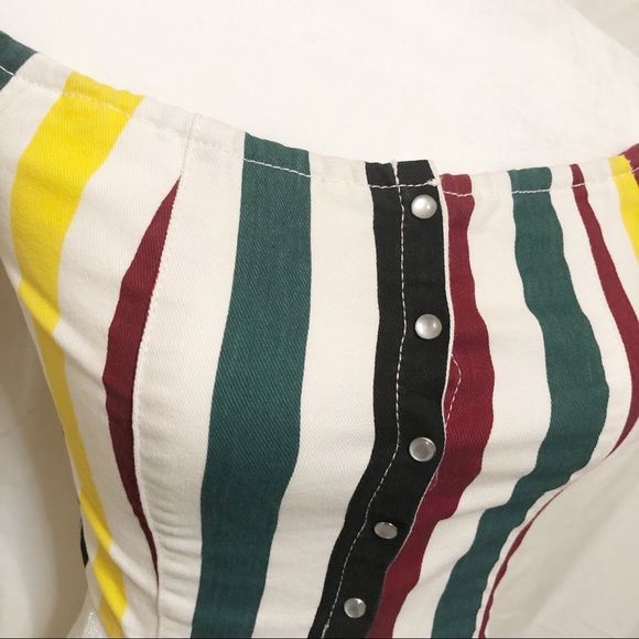 NWT Forever 21 Off The Shoulder Crop Top - Picture 3 of 6